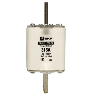 Вставка плавкая ППН-37 400/315А габарит 2