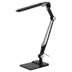 Светильник настольный светодиодный NLED-497-12W-BK на струбцине и с основанием черный