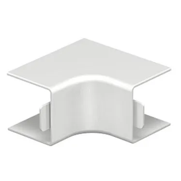 Крышка внутреннего угла кабельного канала WDK 25x25 мм (ПВХ, белый)
