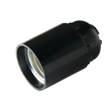 Патрон карболитовый подвесной Е27 черный без Наклейки PROxima