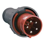 Вилка кабельная 63А 3Р+N+Е IР54 переносная 380В 035