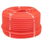 Труба гофрированная ПНД с зондом оранжевая d20мм(100м) Plast PROxima