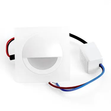 Светильник светодиодный ДВО-3w 4000К 210Лм квадратный белый