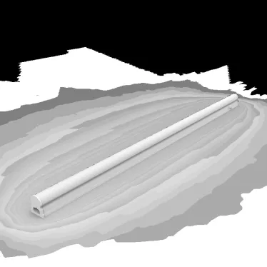 Светильник линейный светодиодный ДБО 18 Вт 1500 лм 6500К AC 220В IP20 1165х22х33мм TL Elementary Gauss