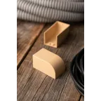 Заглушка (25х25) (4 шт) Plast под светлое дерево