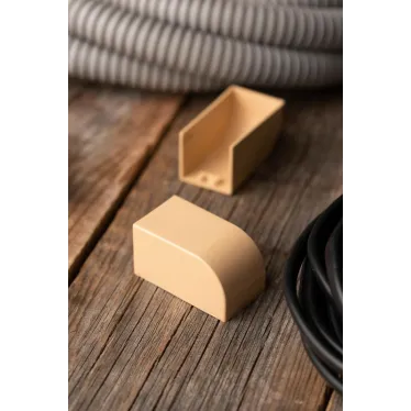 Заглушка (25х25) (4 шт) Plast под светлое дерево