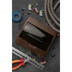 Щит распределительный навесной ЩРН-П-10 темное дерево IP41 PROxima