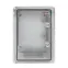 Бокс пластиковый с монтажной платой прозр. дверь 400х300х170 мм IP65 PROxima