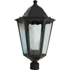 Светильник НТУ-100w на трубу Е27 IP44 черный