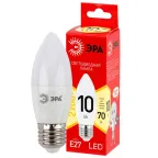 Лампа светодиодная LED 10 Вт 800Лм 2700К свеча теплый E27 220-240В LED B35-10W-827-E27 Red Line