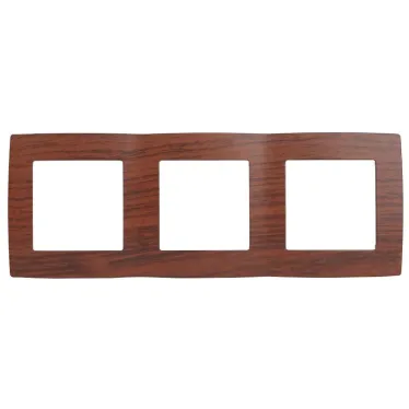 Рамка на 3 поста, Эра12, вишня, 12-5003-08