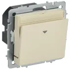 BRITE Выключатель карточный 30А ВС10-1-8-БрКр бежевый IEK