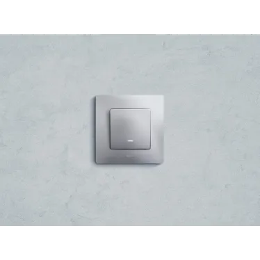 Выключатель одноклавишный, с подсветкой/индикацией, автоматические клеммы 10 AX 250