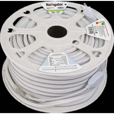 Лента светодиодная LEDх92/м 1м 9Вт/м 220В IP67 дневной