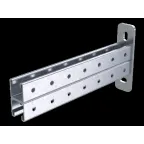 Консоль двойная 41х41мм основание 200мм горячеоцинкованная