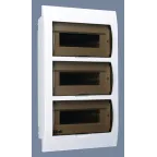 Щит распределительный встраиваемый ЩРв-36 IP41 пластиковый прозрачная дверь