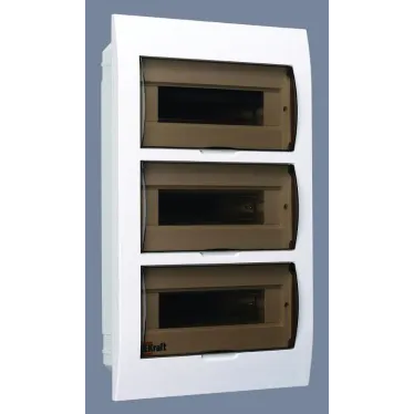 Щит распределительный встраиваемый ЩРв-36 IP41 пластиковый прозрачная дверь