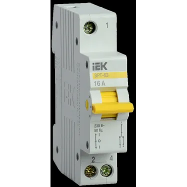 Выключатель-разъединитель трехпозиционный ВРТ-63 1P 16А