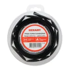 Трубка термоусаживаемая 4,0 2,0 мм черная, ролик 2,44 м, REXANT