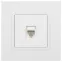 Розетка RJ45, Эра Elegance, белый, 14-3107-01