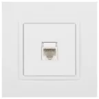 Розетка RJ45, Эра Elegance, белый, 14-3107-01