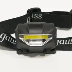 Фонарь светодиодный налобный 1 Вт 100 лм Черный IP42 на батарейках 3xAAА GFL Gauss