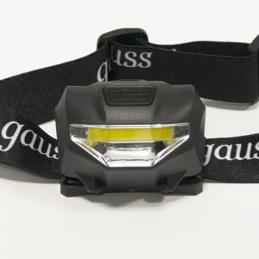 Фонарь светодиодный налобный 1 Вт 100 лм Черный IP42 на батарейках 3xAAА GFL Gauss