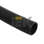 Труба гофрированная ПНД d-16мм с зондом черная (100м) IEK