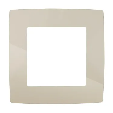 Рамка на 1 пост, Эра12, слоновая кость, 12-5001-02