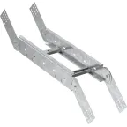 Поворот верт. шарнирный лестничный LESTA 80х500мм HDZ