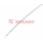 Термоусаживаемая трубка 1,0 0,5 мм, белая, упаковка 50 шт. по 1 м, REXANT