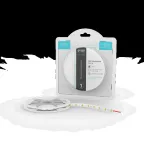 Лента светодиодная LED 2835/60-SMD 4.8 Вт/м 312 лм/м 4000К DC 12В IP20 8мм (блистер 5м) Basic Gauss