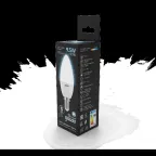 Лампа светодиодная LED 9.5 Вт 950 лм 4100К свеча нейтральный E14 AC 220В Black Gauss