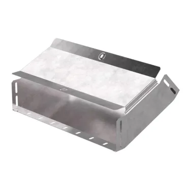 Угол вертикальный внутренний 45 градусов с крышкой Стандарт 400х100