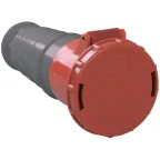 Розетка 235 переносная с заземлением 3Р+РЕ+N 63А 380В IP54