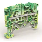 Клемма заземления 2 точки подключения на 2,5 кв.мм