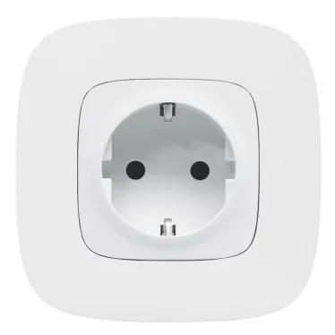 Valena LIFE Лицевая панель розетки 2К+З Белая
