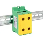 Клемма силовая вводная двойная КСВ 35-150 желто-зеленая PROxima