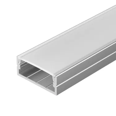 Профиль с экраном ARH-WIDE-H10-2000 ANOD+OPAL (Алюминий)