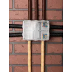 Коробка распаячная КМР-050-041пк пылевлагозащищенная10 мембранных вводов уплотнительный шнур прозрачная крышкой (150х110х70) PROxima