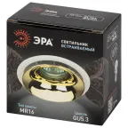 Встраиваемый светильник декоративный KL103 WH/GD MR16 GU5.3 белый золото