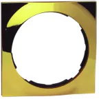 Рамка 1 пост, квадрат, S88, золото