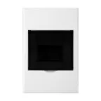 Бокс пластиковый ЩРН-П-4 IP41 белый KRANZ