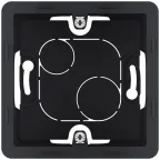 Коробка накладного монтажа 1 пост INSPIRIA антрацит