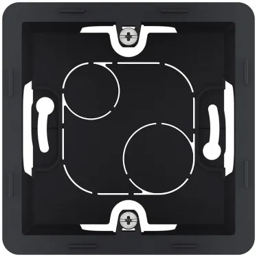 Коробка накладного монтажа 1 пост INSPIRIA антрацит