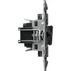 Valena IN MATIC Выключатель двухклавишный 10А 250В Безвинтовые зажимы