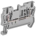 Клемма пружинная КПИ 2в-1,5 17,5А серый