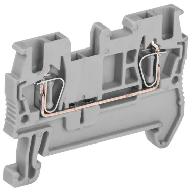 Клемма пружинная КПИ 2в-1,5 17,5А серый