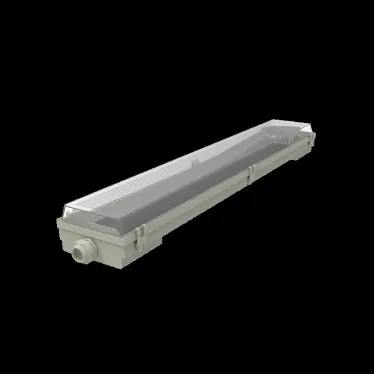 Светильник под светодиодную лампу ДСП 2хG13 AC 220В IP65 665х85х55мм Пластик сквозная проводка для лампы 600мм LITE Gauss