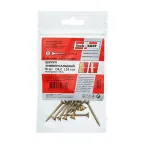 Шуруп универсальный 4х35 потайная головка, остроконечный, желтопассивированный (16шт) - пакет